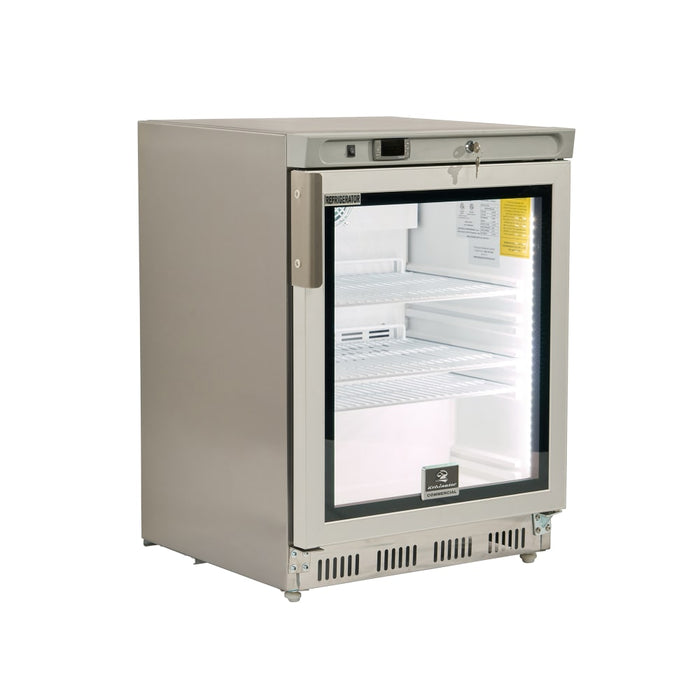 Kelvinator 738325 (KCHUC5GRADA) Single Door ADA-compliant Glass Door Undercounter Refrigerator - 24", 115V