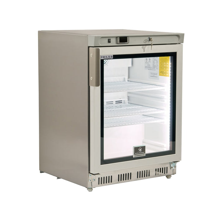 Kelvinator 738326 (KCHUC5GFADA) Single Door ADA-compliant Glass Door Undercounter Freezer - 24", 115V