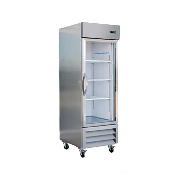 IKON IB27RG Single Glass Door Refrigerator - 26.8", 115V