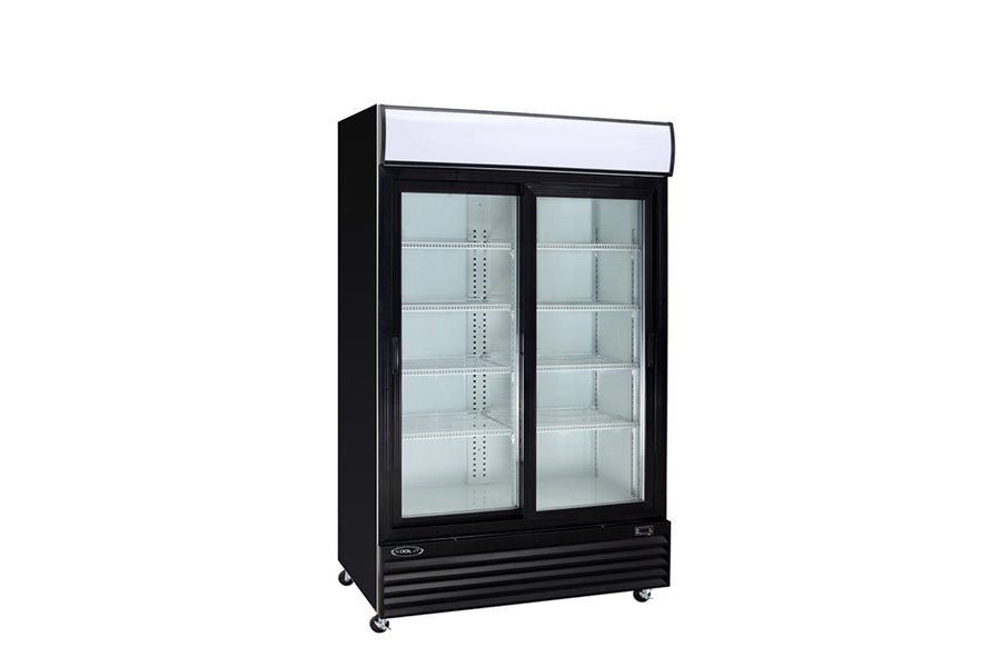 Kool-It KSM-42 Double Sliding Door Glass Display Cooler - 52", 115V