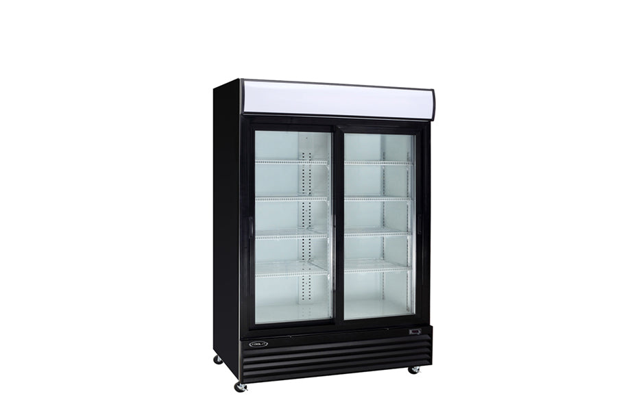 Kool-It KSM-50 Double Sliding Door Glass Display Cooler - 52", 115V