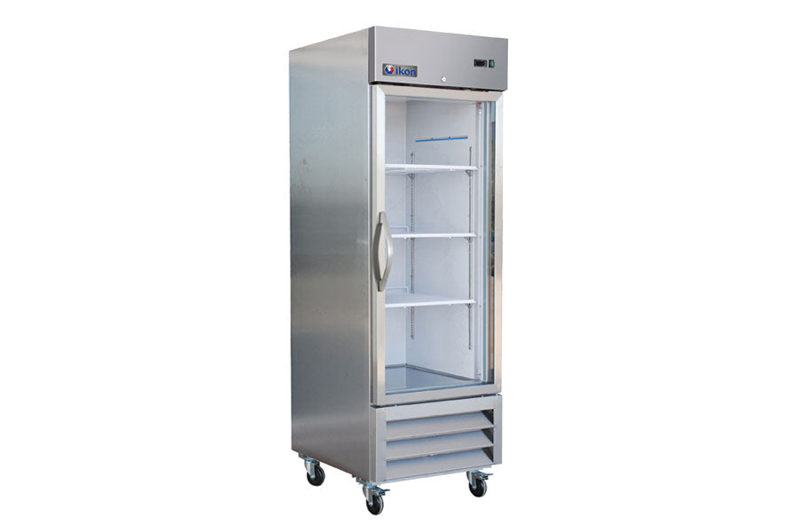 IKON IB27FG Single Glass Door Display Freezer - 27", 115V