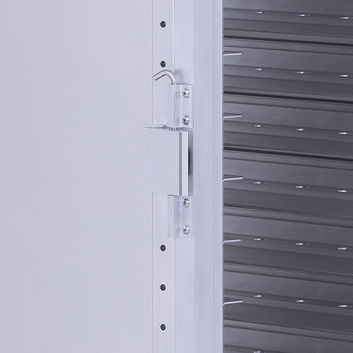 BevLes Full Size Non-Insulated PHC Proofing & Holding Cabinet, 230V, Left Hand Hinge, 1 Door, in Silver (PHC70-32-A-4L1)