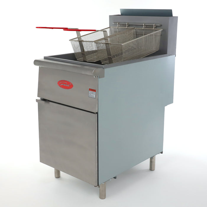 General Foodservice Deep Fryer, 70 lb., 150,000 BTU, in Stainless Steel (GFF5-70N)