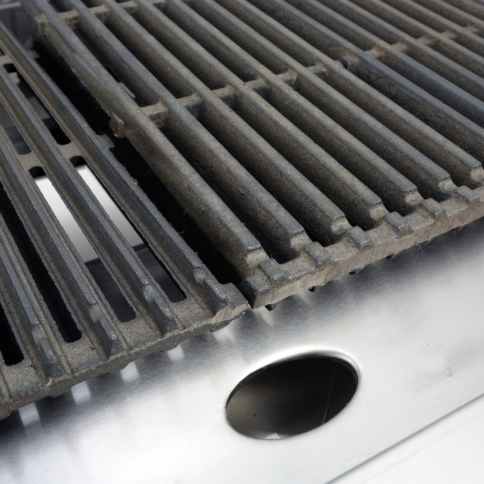 General Foodservice Lava Rock Charbroiler, 4 Burners, 140,000 BTU's, 48", in Stainless Steel (GCCB-48NG)