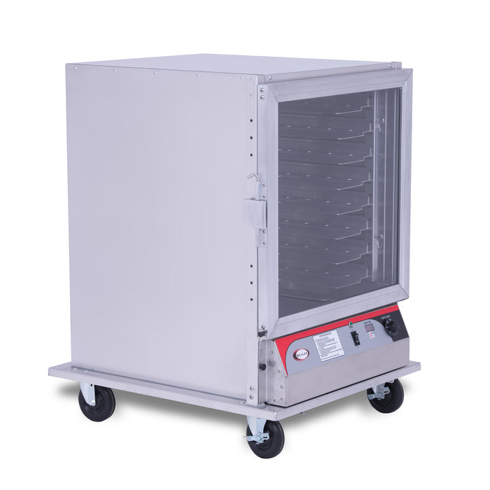 BevLes 1/2 Size Non-Insulated PHC Proofing & Holding Cabinet, in Silver