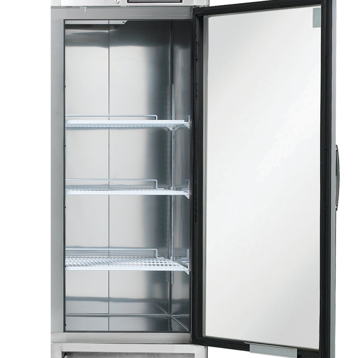 Maxx Cold Single Door Reach-In Refrigerator Top Mount, 27", 23 cu. ft. Storage Capacity, Energy Star Rated, in Stainless Steel (MCRT-23FDHC)