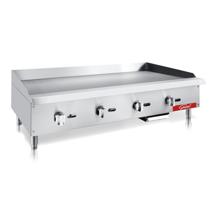 General Foodservice Charbroiler Grill, 4 Burners, 140,000 BTU's, 48", in Stainless Steel (GCRB-48NG)