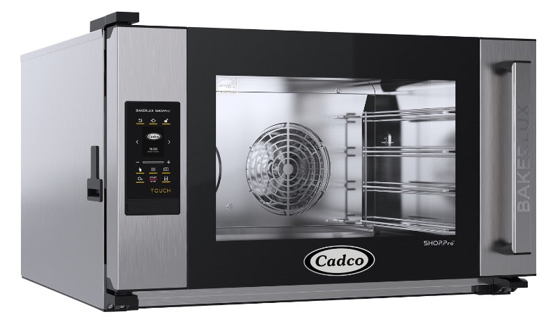 Cadco XAFT-04FS-TR Bakerlux Full-Size Countertop Convection Oven with Touch Screen - 4 Shelves, 32", 208-240V/1 Phase