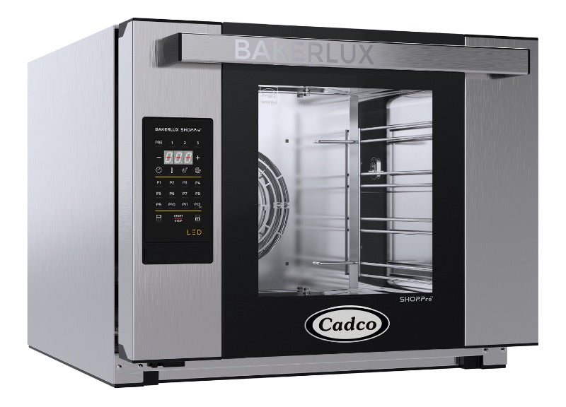 Cadco XAFT-04HS-LD Bakerlux Half-Size Countertop Convection Oven - 4 Shelves, 24", 208-240V/1 Phase